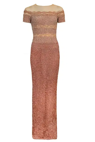 PAMELLA ROLAND Ombre Signature Sequin Gown | Thumbnail 1