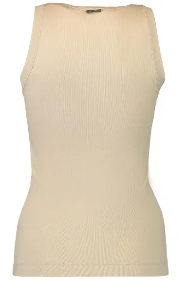 Brunello Cucinelli Scoop Neck Tank - Light Beige | Thumbnail 4