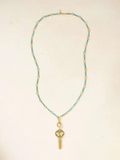 Foundrae Reverie 18-karat Gold, Turquoise And Diamond Necklace | Thumbnail 4 Foundrae Reverie 18-karat Gold, Turquoise And Diamond Necklace | Thumbnail 4