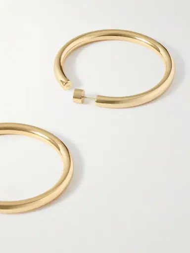 Jennifer Fisher Natasha Gold-plated Hoop Earrings | Thumbnail 3 Jennifer Fisher Natasha Gold-plated Hoop Earrings | Thumbnail 3