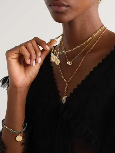 Foundrae Vivacity & Internal Compass 18-karat Gold, Enamel And Diamond Necklace | Thumbnail 5 Foundrae Vivacity & Internal Compass 18-karat Gold, Enamel And Diamond Necklace | Thumbnail 5