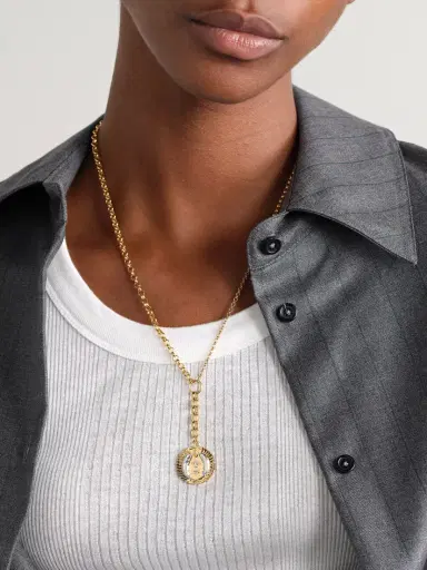 Foundrae Vivacity 18-karat Yellow And White Gold Diamond Necklace | Thumbnail 2 Foundrae Vivacity 18-karat Yellow And White Gold Diamond Necklace | Thumbnail 2