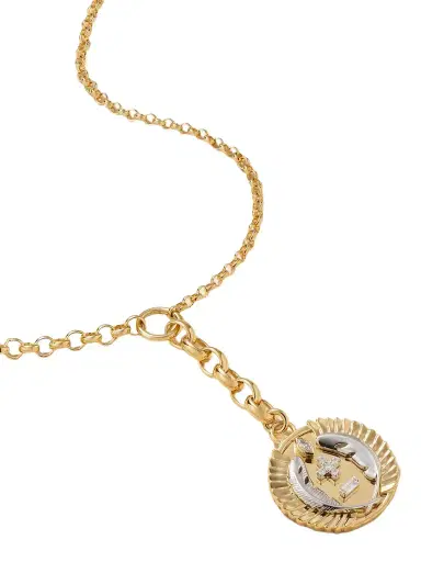 Foundrae Vivacity 18-karat Yellow And White Gold Diamond Necklace | Thumbnail 1 Foundrae Vivacity 18-karat Yellow And White Gold Diamond Necklace | Thumbnail 1