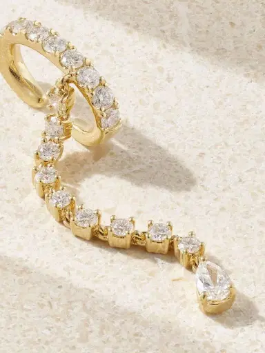 Anita Ko 18-karat Gold Diamond Ear Cuff | Thumbnail 3