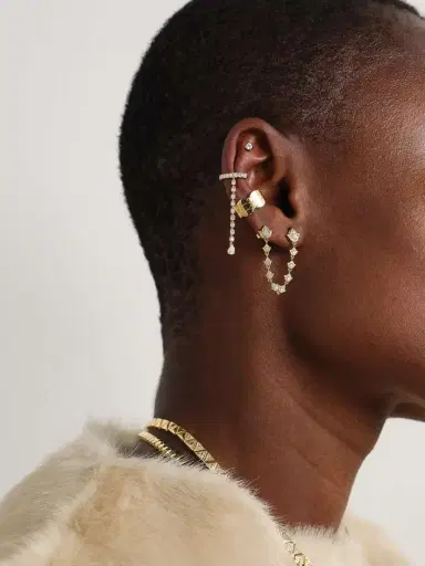 Anita Ko 18-karat Gold Diamond Ear Cuff | Thumbnail 4