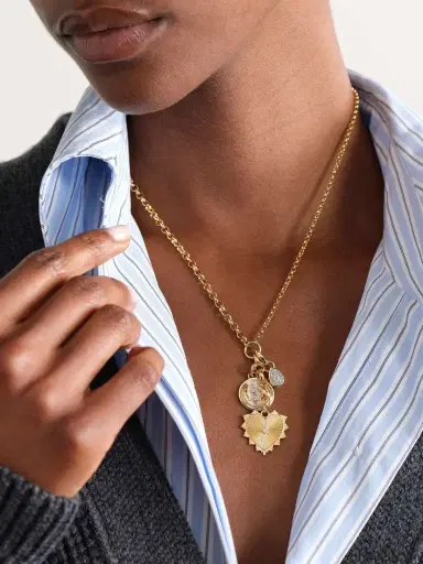 Foundrae True Love & Vivacity 18-karat Gold Diamond Necklace | Thumbnail 2 Foundrae True Love & Vivacity 18-karat Gold Diamond Necklace | Thumbnail 2