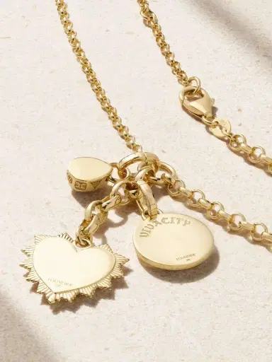 Foundrae True Love & Vivacity 18-karat Gold Diamond Necklace | Thumbnail 3 Foundrae True Love & Vivacity 18-karat Gold Diamond Necklace | Thumbnail 3