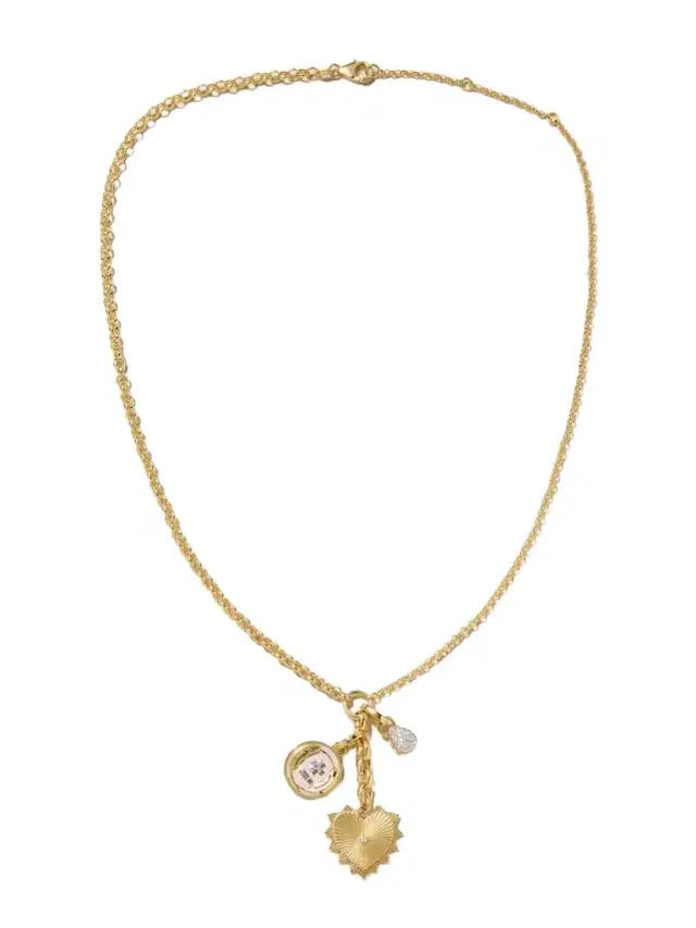 True Love & Vivacity 18-karat Gold Diamond Necklace