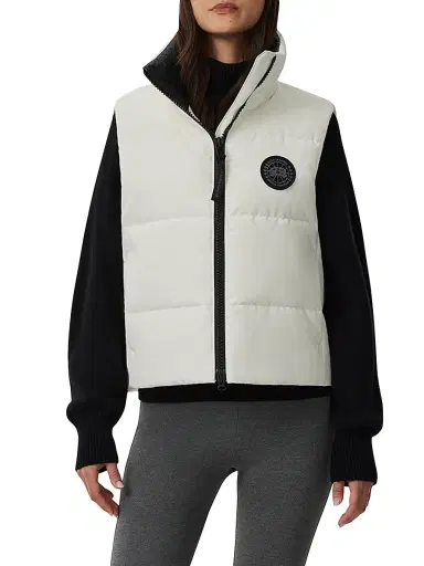 Canada Goose Women's Grandview Down Puffer Vest - North Star White - Size Small | Thumbnail 4