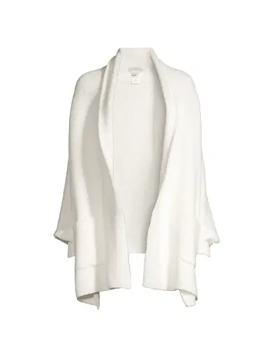 Barefoot Dreams Women's Cozychic Ultra Lite Open-Front Blanket Wrap - Pearl | Thumbnail 1 Barefoot Dreams Women's Cozychic Ultra Lite Open-Front Blanket Wrap - Pearl | Thumbnail 1