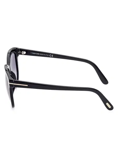 TOM FORD Women's Olivia 54MM Round Sunglasses - Black | Thumbnail 4 TOM FORD Women's Olivia 54MM Round Sunglasses - Black | Thumbnail 4
