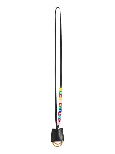 Balenciaga Women's Rodeo Cloche Clé Necklace - Black Multi | Thumbnail 2