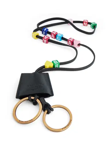 Balenciaga Women's Rodeo Cloche Clé Necklace - Black Multi | Thumbnail 3