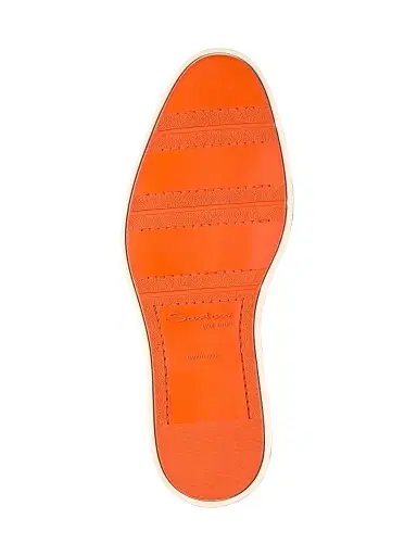 Santoni Men's Detroit Tumbled Leather Loafers - Blue - Size 12 | Thumbnail 6