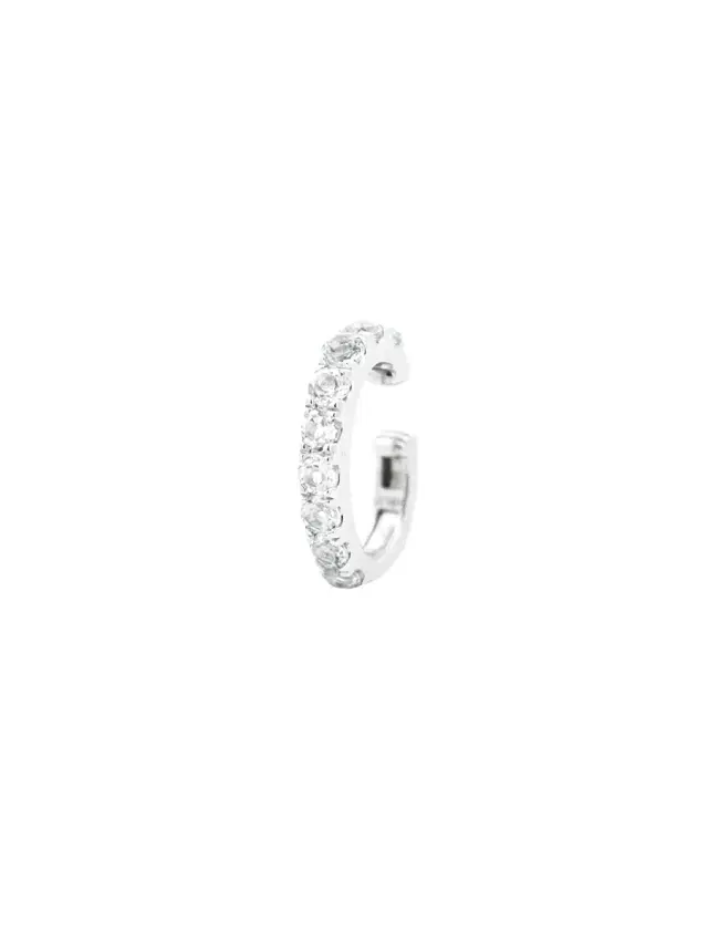 0.75ct White Sapphire 14K Gold Ear Cuff 0.75ct White Sapphire 14K Gold Ear Cuff