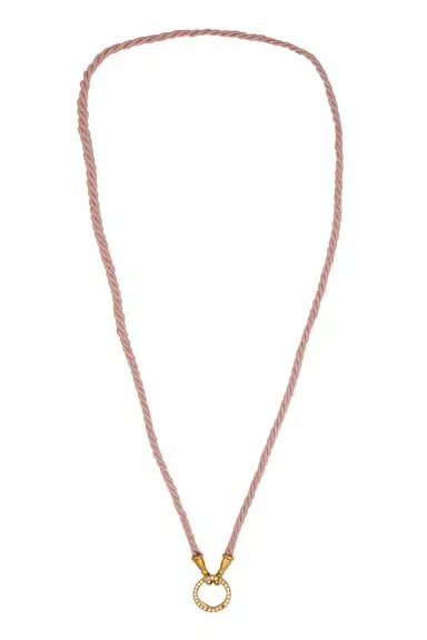 Jenna Blake Diamond Clasp Cord Necklace | Thumbnail 1