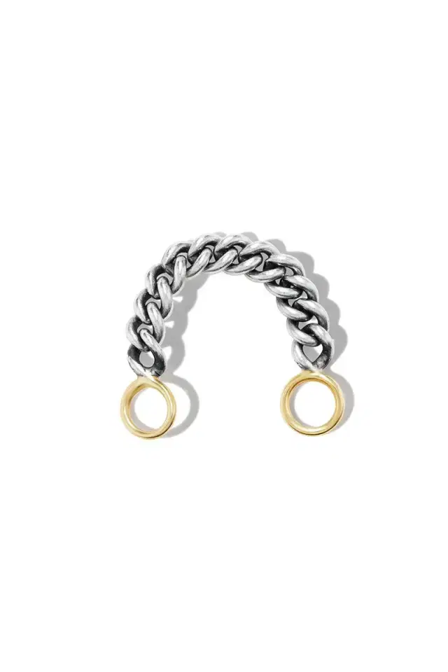 Marla Aaron Silver Heavy Curb Chain Ring