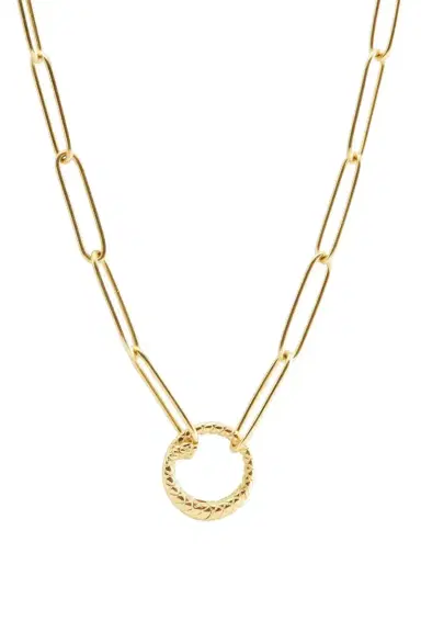 Jenna Blake Snake Charm Chain Necklace | Thumbnail 1