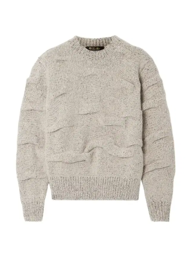 Loro Piana Gathered Knitted Wool Sweater