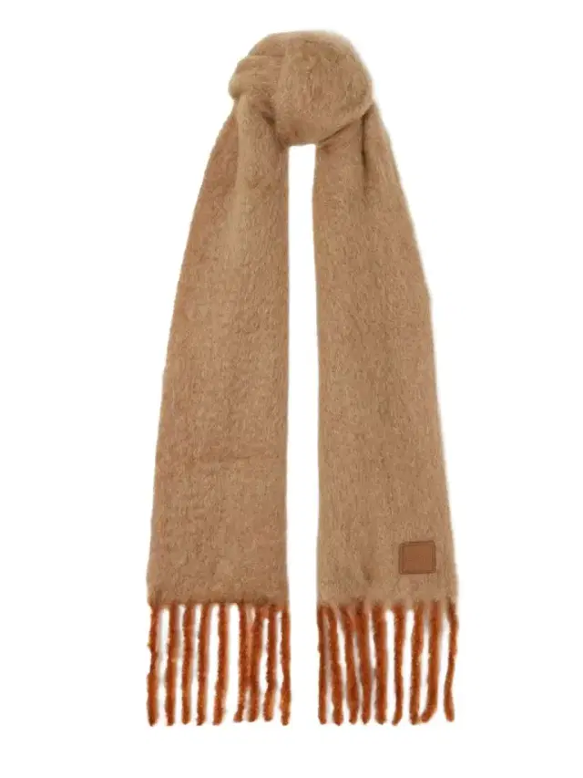 Appliquéd Fringed Mohair-blend Scarf