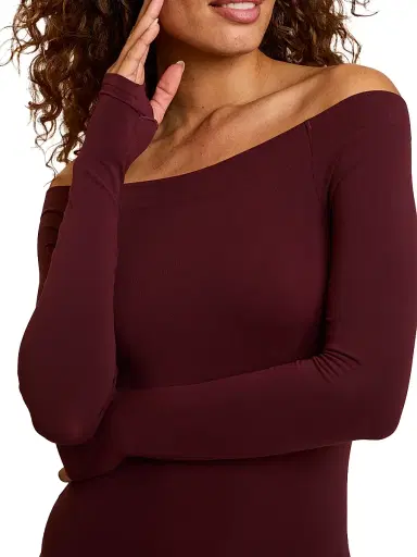 Commando Women's Ballet Off-The-Shoulder Bodysuit | Thumbnail 6 Commando Women's Ballet Off-The-Shoulder Bodysuit | Thumbnail 6