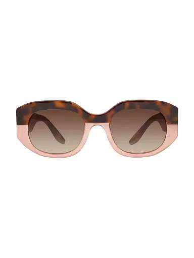 Barton Perreira Women's Sueno 51MM Rectangular Sunglasses - Gradient Brown Havana Pink | Thumbnail 2