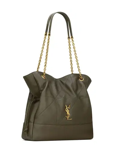 Saint Laurent Women's Jamie Shopping Tote Bag in Lambskin - Light Musk | Thumbnail 5 Saint Laurent Women's Jamie Shopping Tote Bag in Lambskin - Light Musk | Thumbnail 5