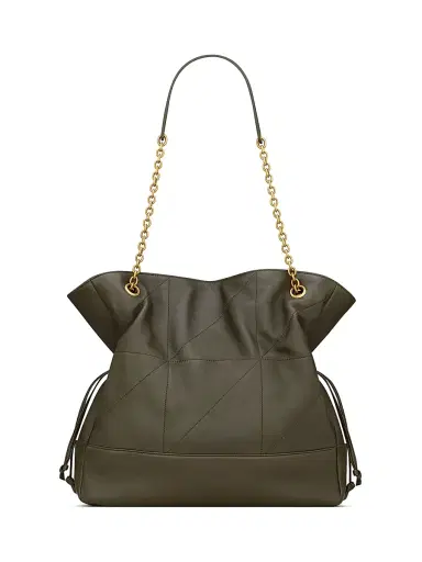Saint Laurent Women's Jamie Shopping Tote Bag in Lambskin - Light Musk | Thumbnail 6 Saint Laurent Women's Jamie Shopping Tote Bag in Lambskin - Light Musk | Thumbnail 6