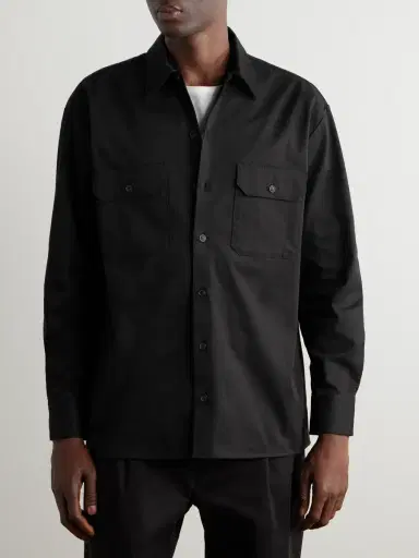 Ghiaia Cashmere Cotton-Twill Shirt - Men | Thumbnail 3 Ghiaia Cashmere Cotton-Twill Shirt - Men | Thumbnail 3