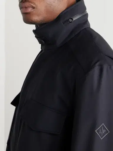 Loro Piana Traveller Logo-Appliquéd Bristol Clima System 3L Wool-Blend Hooded Field Jacket - Men | Thumbnail 6