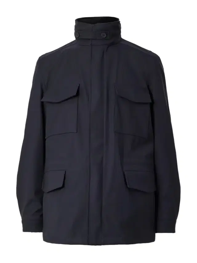 Loro Piana Traveller Logo-Appliquéd Bristol Clima System 3L Wool-Blend Hooded Field Jacket - Men