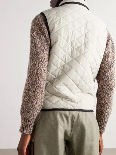 Loro Piana Rocky Quilted Padded Shell Vest | Thumbnail 4