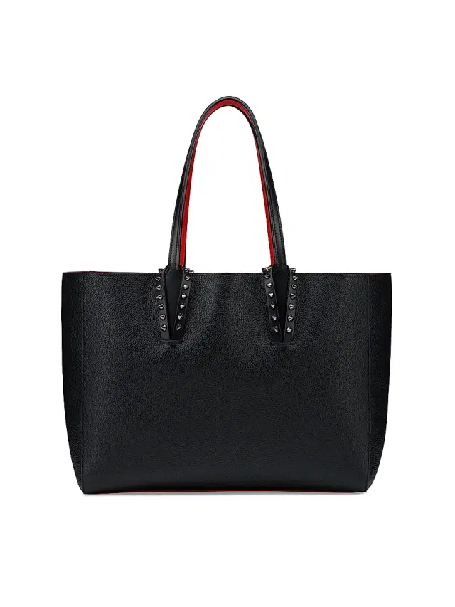 Christian Louboutin Women's Cabata Leather Tote Bag - Black