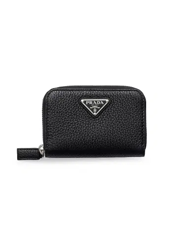 Prada Men's Leather Coin Purse | Thumbnail 1 Prada Men's Leather Coin Purse | Thumbnail 1