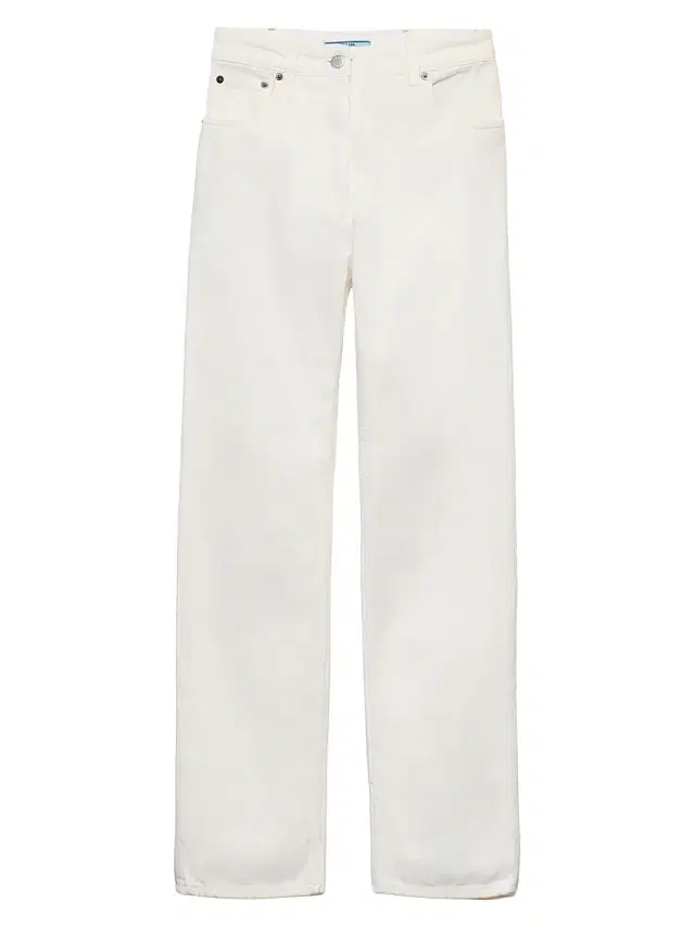 Women's Five-Pocket Denim Jeans - White