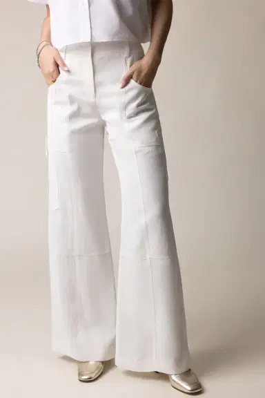TWP Chrystie Street Pant - White | Thumbnail 3