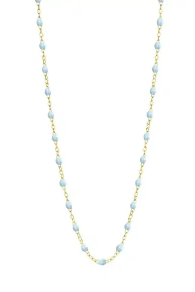 Gigi Clozeau Classic Gigi Necklace - 16.5in - Baby Blue | Thumbnail 1 Gigi Clozeau Classic Gigi Necklace - 16.5in - Baby Blue | Thumbnail 1