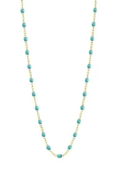 Gigi Clozeau Classic Gigi Necklace - 16.5in - Turquoise Green | Thumbnail 1