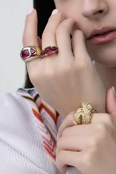 PIRANESI Diamond Knot Ring | Thumbnail 2