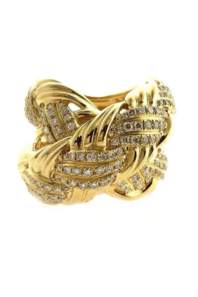 Diamond Knot Ring