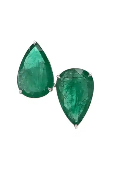 PIRANESI Double Emerald Pearshape Ring | Thumbnail 1