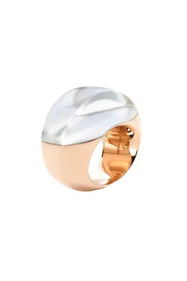 Vhernier Rock Crystal Mother of Pearl Aladino Ring | Thumbnail 1