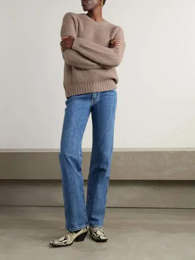 Khaite Manuela Ribbed Cashmere Sweater | Thumbnail 2