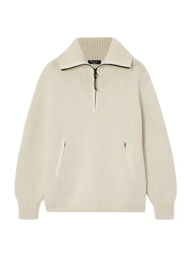 Loro Piana Alpe Di Mera Shell-trimmed Cashmere Sweater