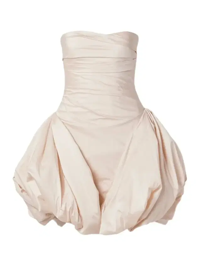 Rachel Strapless Gathered Silk-taffeta Mini Dress