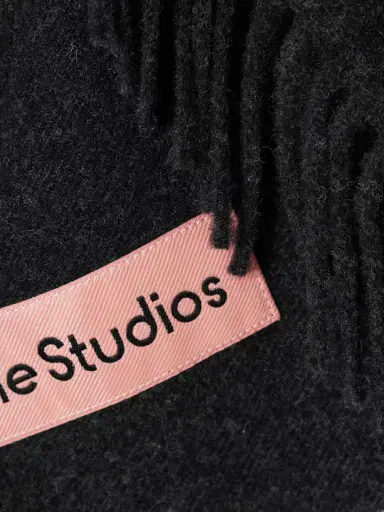 Acne Studios Fringed Wool Scarf | Thumbnail 3 Acne Studios Fringed Wool Scarf | Thumbnail 3