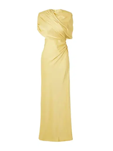 Stella McCartney Open-back Cape-effect Draped Satin Gown | Thumbnail 1 Stella McCartney Open-back Cape-effect Draped Satin Gown | Thumbnail 1