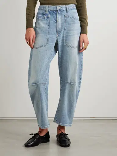 Nili Lotan Shon High-rise Tapered Jeans | Thumbnail 3