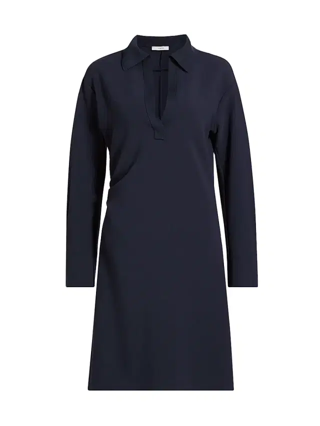 Vince Women's Rugby Knee-Length Dress - Coastal
