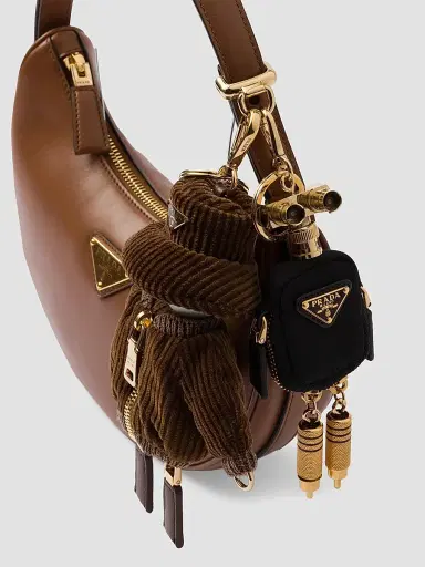 Prada Women's Re-Nylon Robot Bag Charm | Thumbnail 2 Prada Women's Re-Nylon Robot Bag Charm | Thumbnail 2